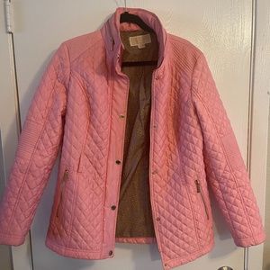 Michael Kors Pink Puffer Jacket Size M
